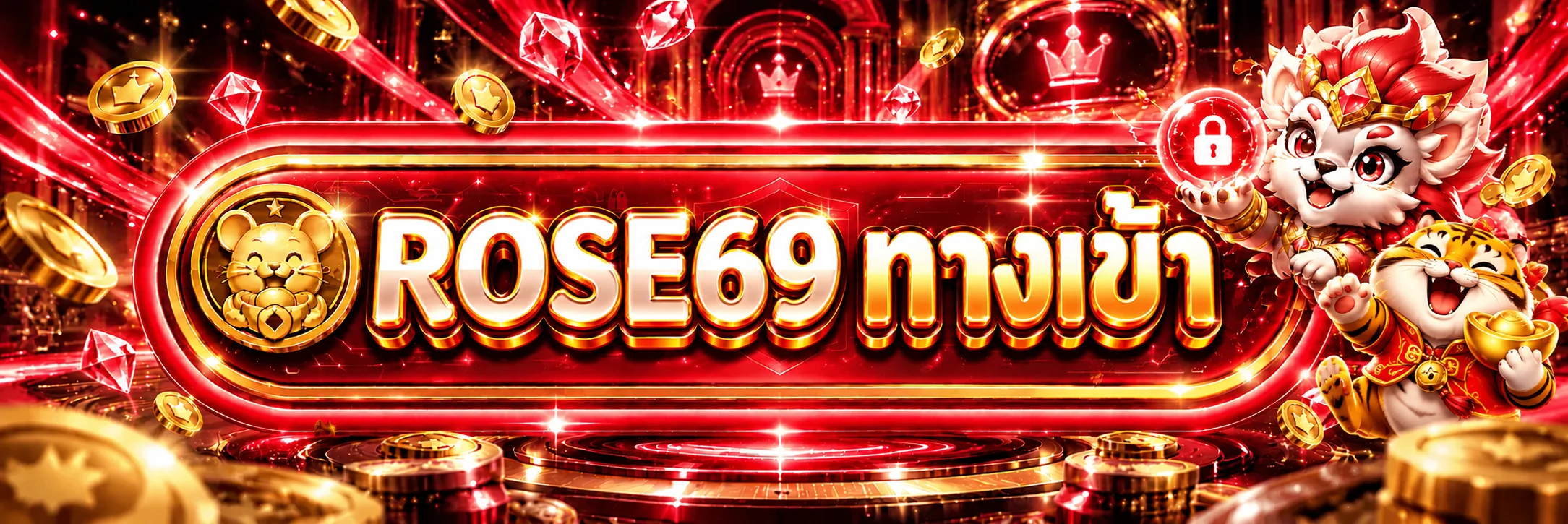 หน้าทางเข้าสู่ระบบ ROSE69 สำหรับสมาชิก
